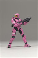 Figura de Spartan rosa