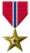 2 Bronze Stars. Awarded 2552.