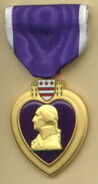 4 Purple Hearts. Awarded 2552 (2), 2553 (1), 2557 (1).
