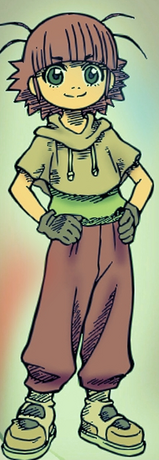 Zoey Hunsinger, the farm girl caught up in the Syndicate's violence.