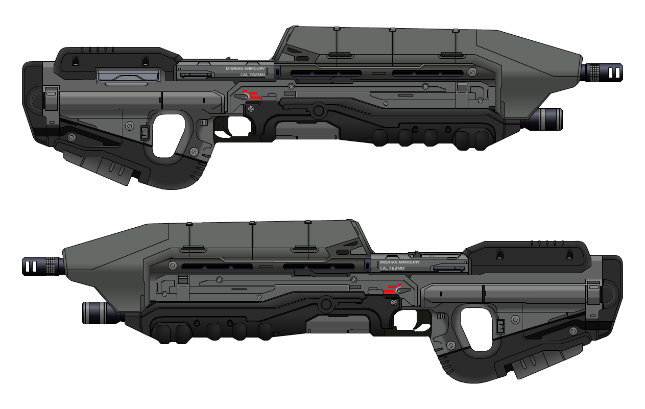 Halo UNSC Assault Rifles and Battle Rifles