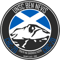 Badge for the UNSC Ben Nevis, following its refit.[10]