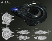 Blueprints for the Atlas-class light fighter