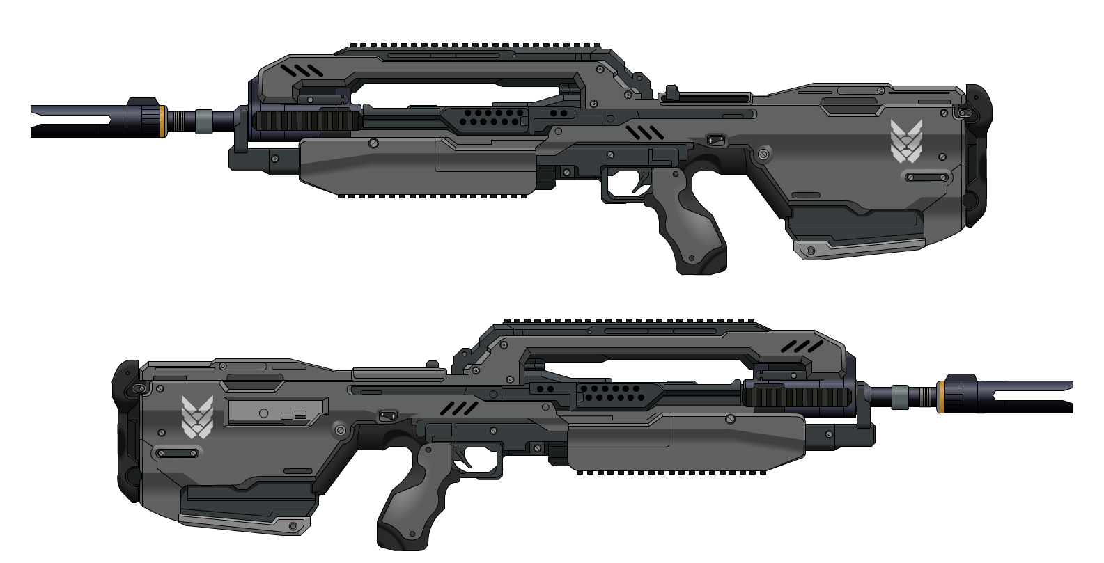 Halo UNSC Assault Rifles and Battle Rifles