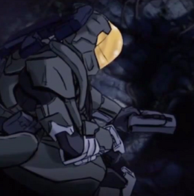 Cassandra in her Semi-Powered Infiltration armor.