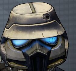 Gray helmet