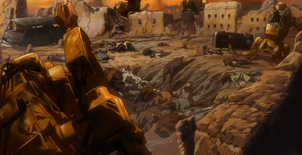 The rebellion on Mamore reduced the colony to rubble and decimated its populace. Cassandra was shocked to see humanity wage war on itself so soon after the Covenant's defeat.