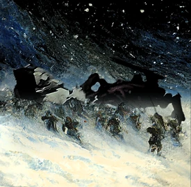 Frozen Legion, a rendition of the so-called "Long March" across the surface of Archangel's Rest. Ragna endured most of the battle from behind the cockpit of her Cyclops exoskeleton.
