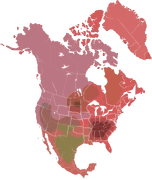 North America 2558 map image