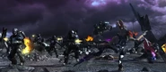 An ODST team in the first battle of war against the Covenant in 2577.