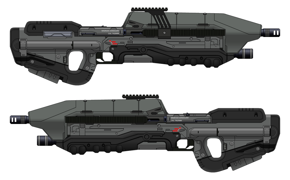 Weapon mas. Штурмовая винтовка Хало. Halo 5 Assault Rifle.