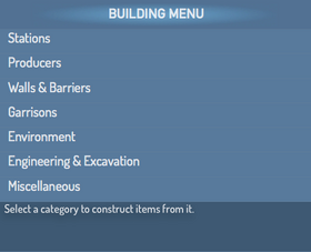 Halo Wars TGW Construction Menu - Building Menu