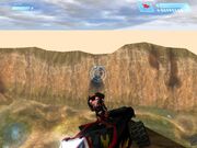 Rocket Warthog On Cliff