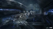 Концепт-арт лучевого излучателя пилона.