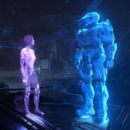 Воспоминание о Чифе и Кортане сразу после уничтожения Установки 04.