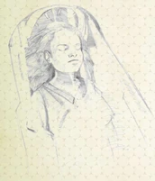 Шестилетняя Келли в криосне, рисунок Кэтрин Хэлси.