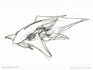 Ранний концепт-арт Серафима для Halo: Combat Evolved.