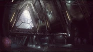 Концепт-арт интерьера сдерживающего сооружения для Halo: Combat Evolved Anniversary.