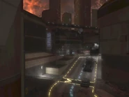 Опустевшие улицы сектора 5 в ночь после вторжения Ковенанта.