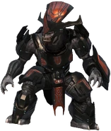 UnarmedChieftain.gif (359 КБ) Вождь джиралханаев: Вождь свирепых брутов — один из самых грозных противников, с которым можно столкнуться на поле боя, особенно если он носит силовую броню и вооружен Гравитационным молотом.