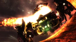 Картер врезается на своём "Пеликане" в "Скарабея".