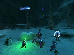 Джон-117 управляет "Баньши".