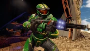 Спартанец-IV с пулеметом в Halo 5: Guardians.