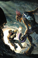 Холли Танака на обложке восемнадцатого выпуска комикса Halo: Эскалация.