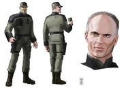 Концепт-арт капитана Каттера для Halo Wars.