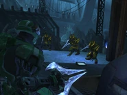 Три генерала противостоят Спартанцу-III.