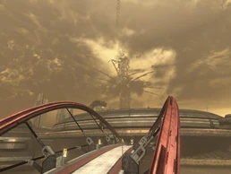 Орбитальный лифт рушится.