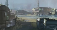 Концепт-арт ПОБ для Halo Infinite.