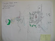 Ранний бумажный эскиз под названием «Секретная база».