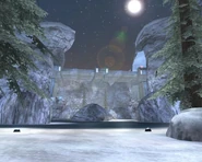 Мост в середине карты.