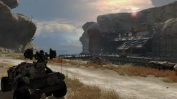 Вепрь прибывает на шахту BXR.