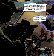 Джон целится из карабина в Пророка Истины.