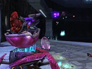 Старший Унггой управляет турелью Тень и стреляет по Банши.