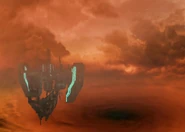 Атмосферный вихрь Порога рядом с газовой шахтой Предтеч.