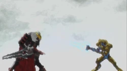 Дуэль Фала 'Чавами, Арбитра-еретика, с Хакой, верным последователем Ковенанта.