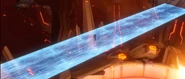 Световой мост на Подступе Мантии над разрывом пространства скольжения в Halo 4.