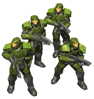 Unsc marine.gif (51 КБ) Внутриигровая модель MA5B у морпехов в руках в Halo Wars.