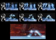 Концептуальная раскадровка FX, демонстрирующая, как может выглядеть визуализация Кортаны.