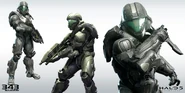 Эдвард Бак с M11 в Halo 5: Guardians.
