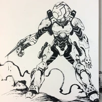 Концепт-арт Келли для Halo: Collateral Damage.