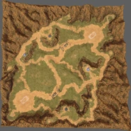 Вид сверху на Кровавое Ущелье.