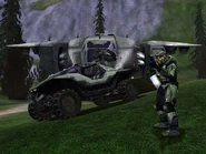 Джон-117, М12 «Вепрь» и Эхо 419 на Ореоле.