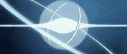 Затухание импульса Ореола после его активации в Halo Legends.