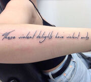 Halsey-tattoo-writing-arm