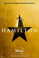 Hamilton - Disney+ poster - Eliza Hamilton