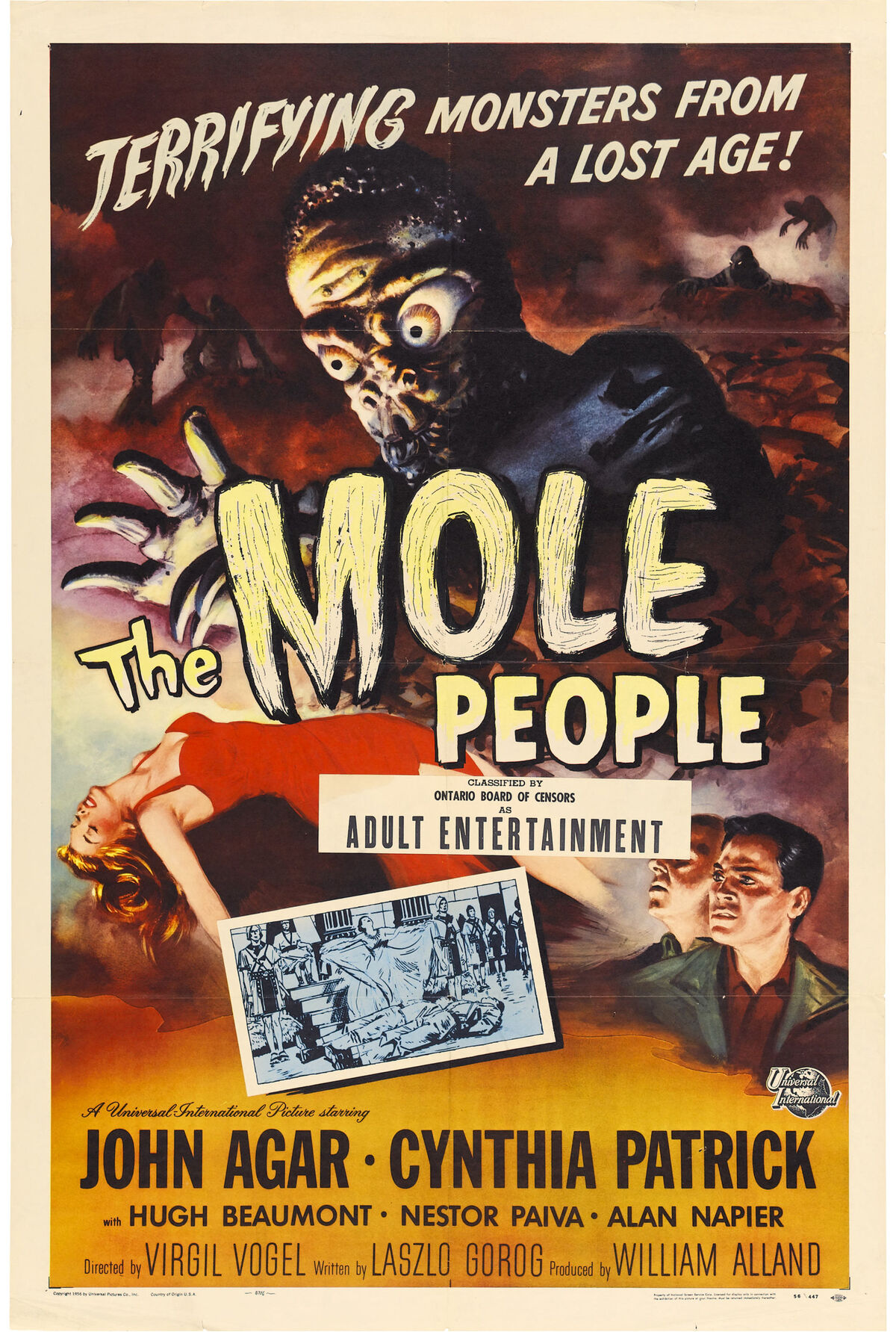 The Mole People 1956 Hammer horror Wiki Fandom